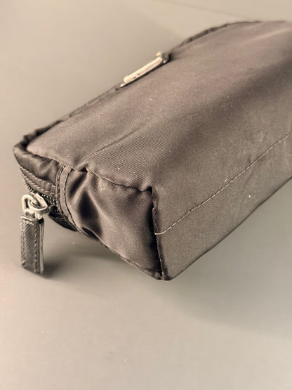 PRADA BLACK NYLON SMALL TROUSSE TOILETTE