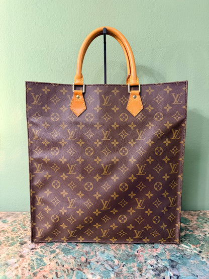 LOUIS VUITTON MONOGRAM SAC PLAT HANDBAG