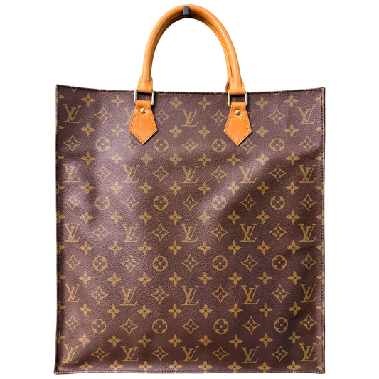 LOUIS VUITTON MONOGRAM SAC PLAT HANDBAG