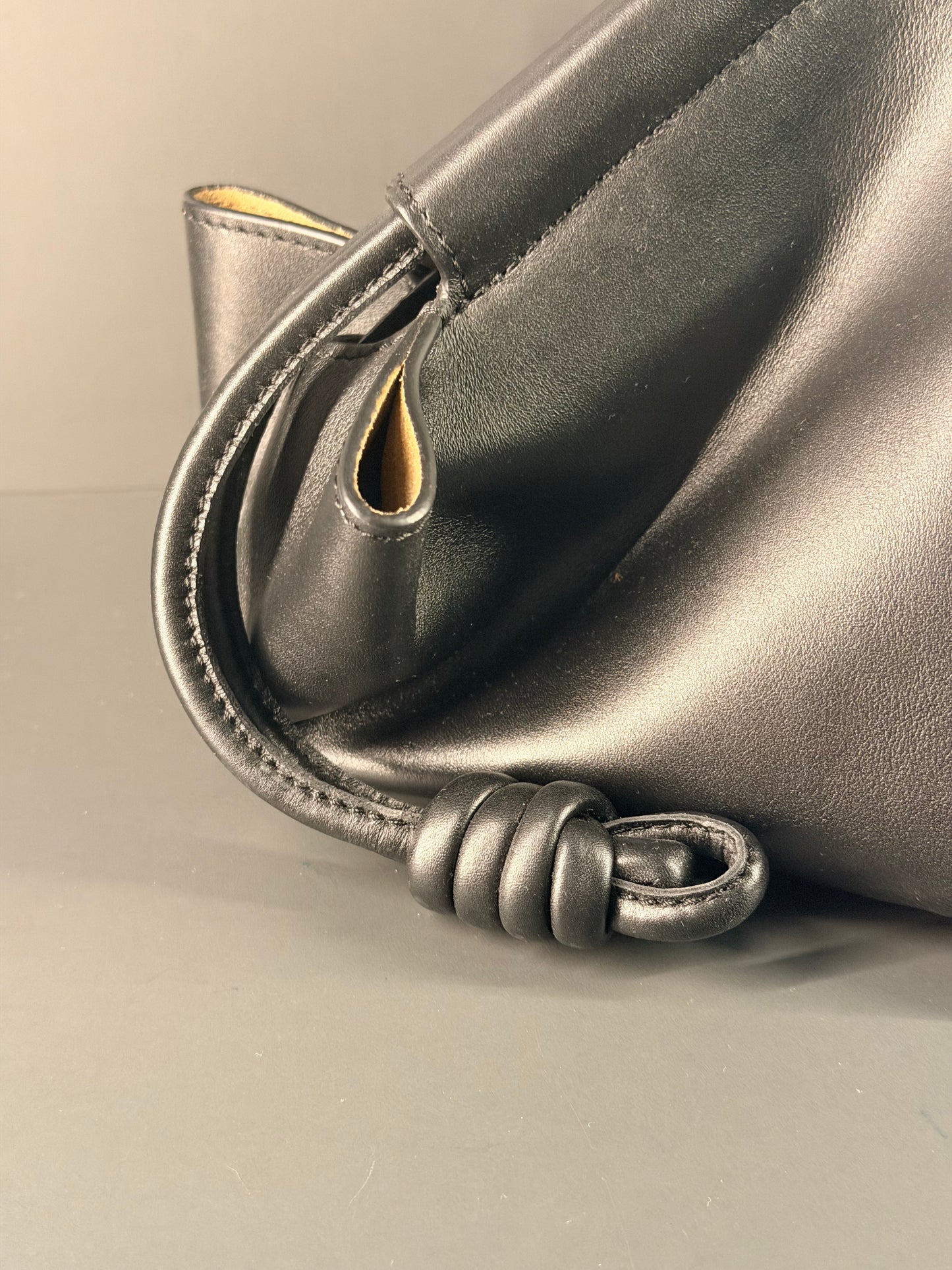 LOEWE BLACK LARGE PASEO HANDBAG