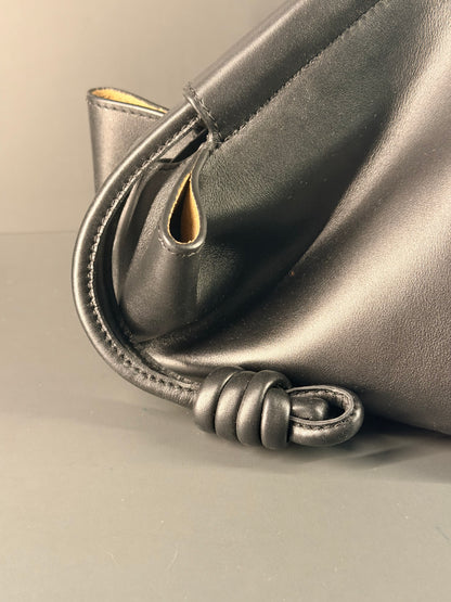LOEWE BLACK LARGE PASEO HANDBAG