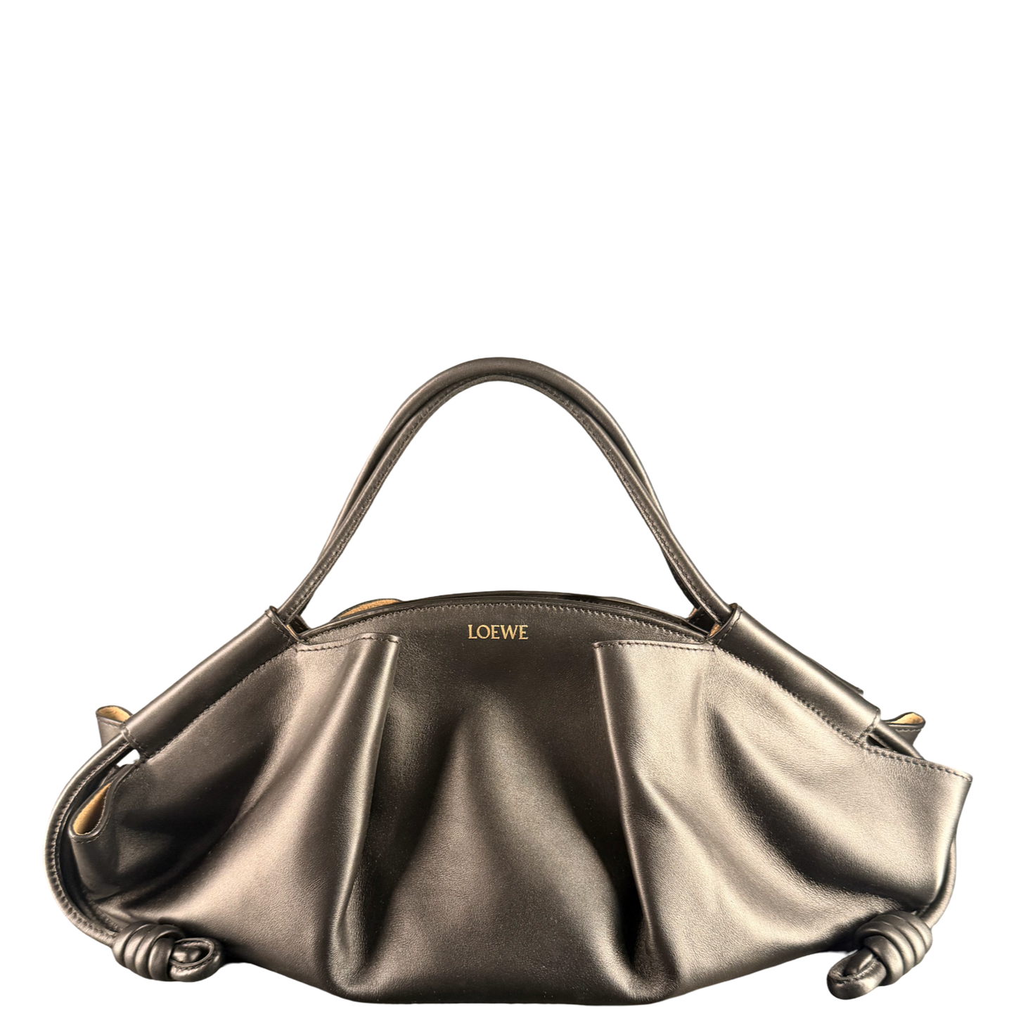 LOEWE BLACK LARGE PASEO HANDBAG