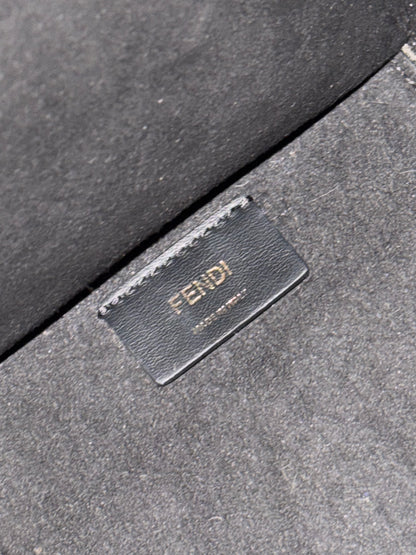 FENDI BLACK MEDIUM SUNSHINE HANDBAG