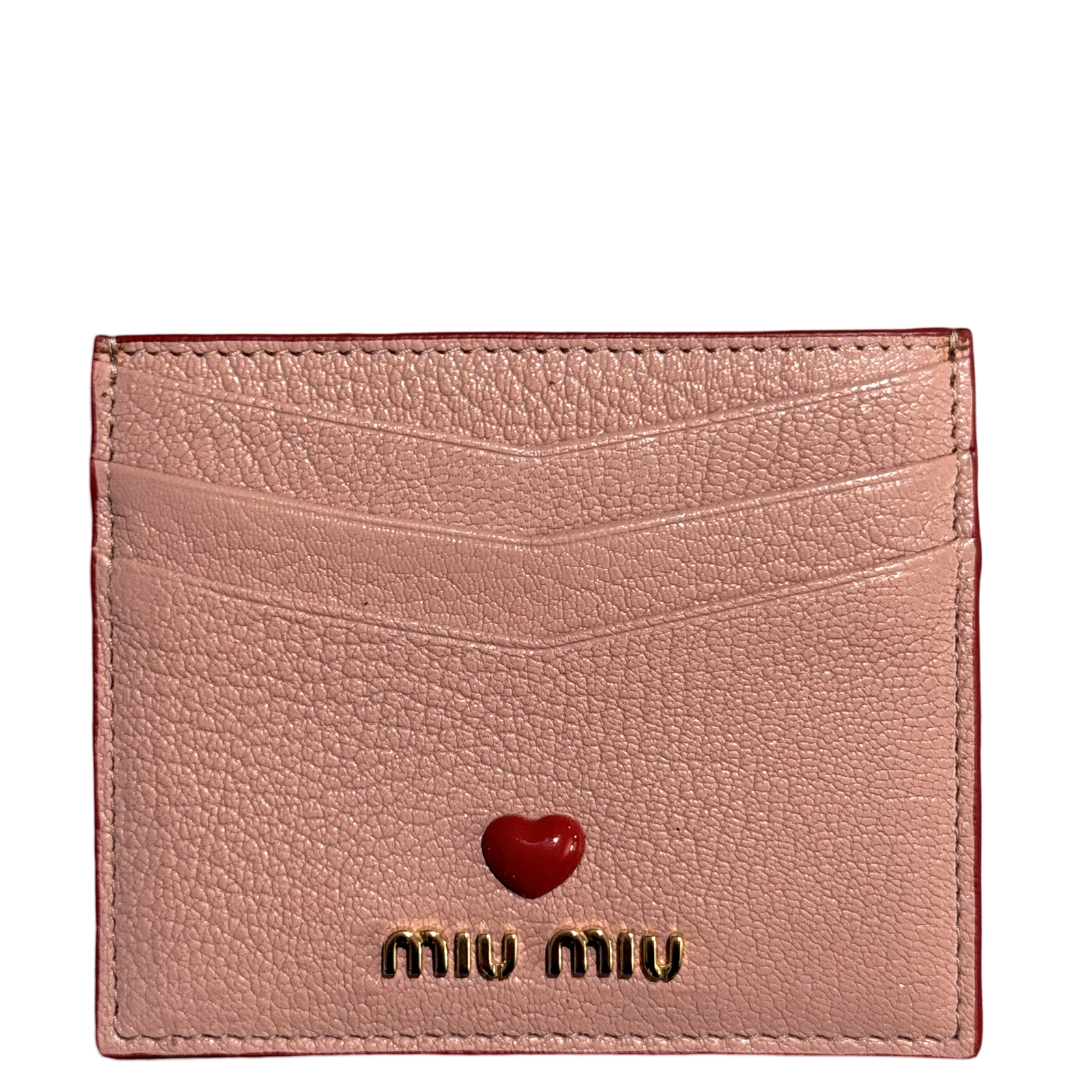 MIU MIU NUDE CARD HOLDER