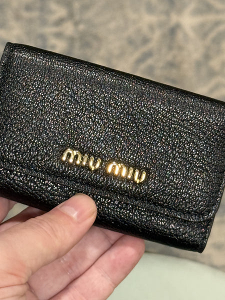 MIU MIU BLACK KEY HOLDER