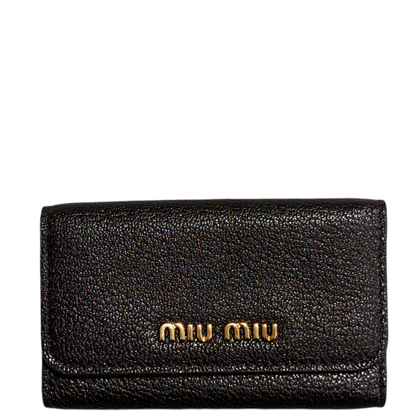 MIU MIU BLACK KEY HOLDER