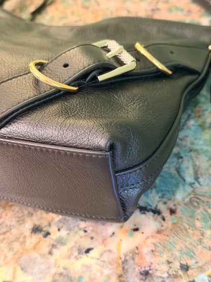 GIVENCHY BLACK SMALL VOYOU SHOULDER BAG