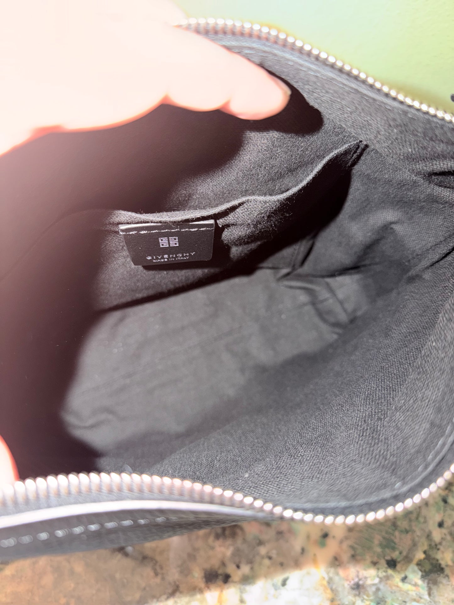 GIVENCHY BLACK SMALL VOYOU SHOULDER BAG