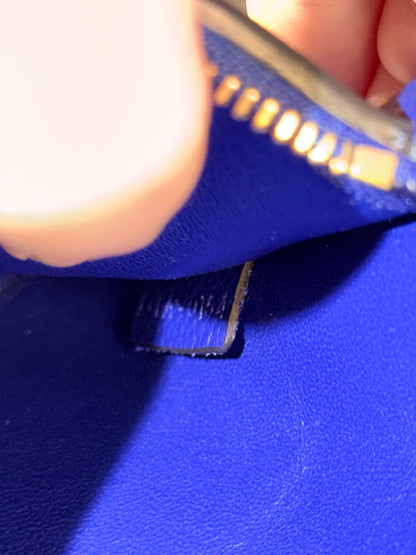 CÈLINE ELECTRIC BLUE SMALL TRAPEZE HANDBAG