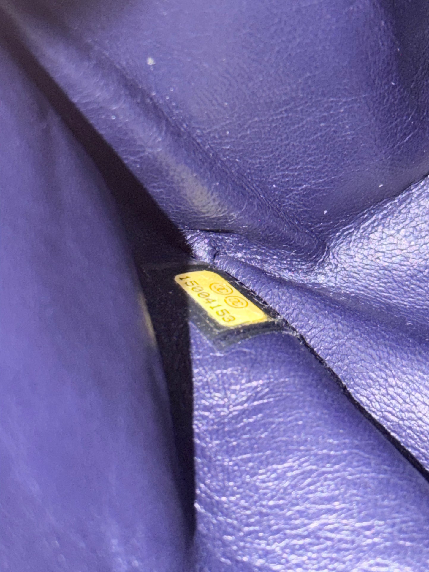 CHANEL BLUE TWEED JUMBO 2.55 REISSUE SHOULDER BAG