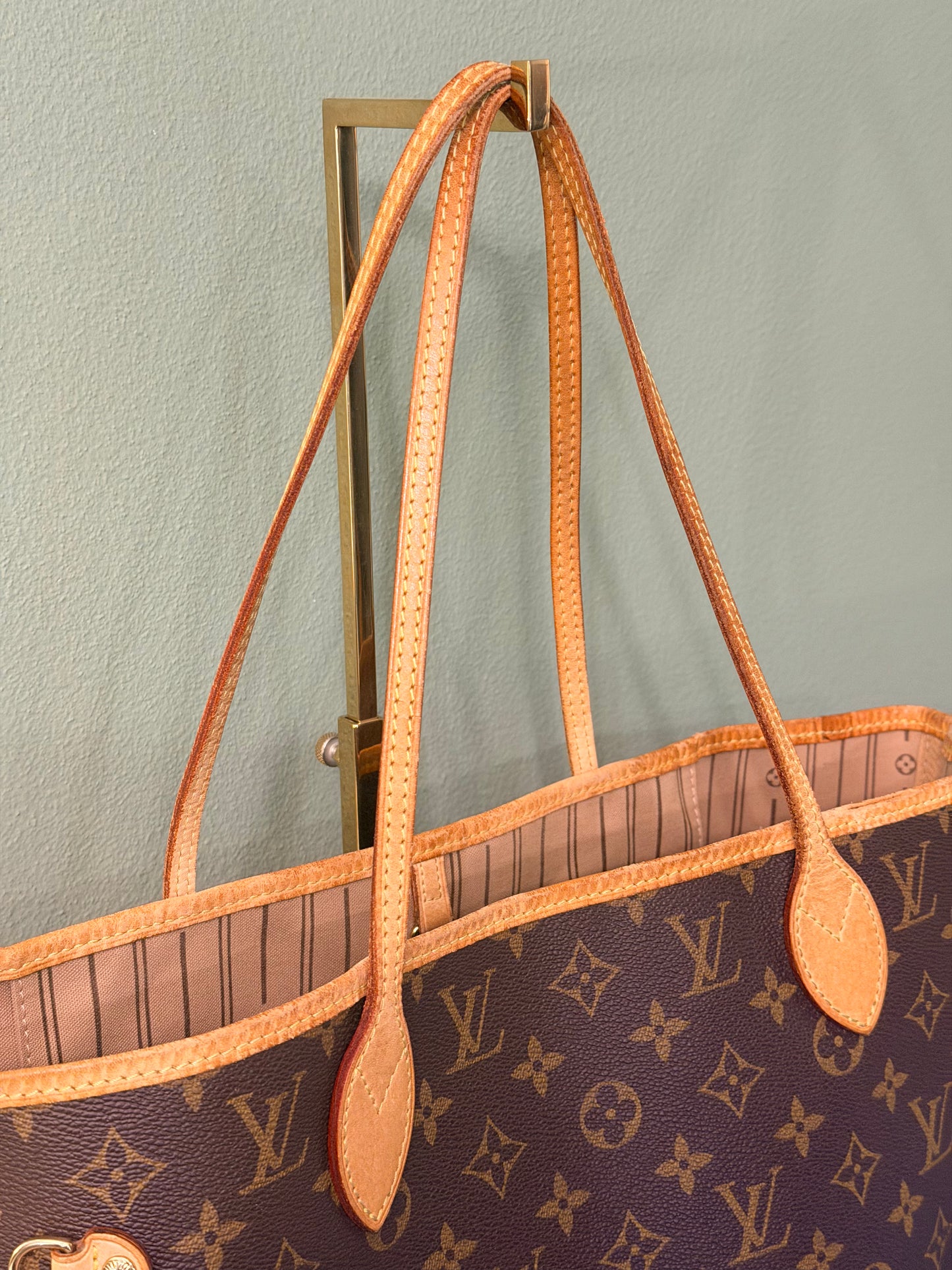 LOUIS VUITTON MONOGRAM NEVERFULL MM SHOPPING BAG