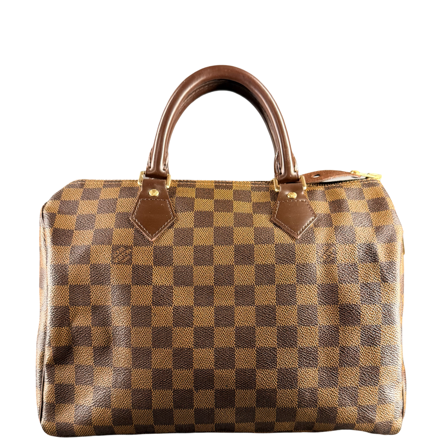 LOUIS VUITTON DAMIER EBENE SPEEDY 30 BOSTON BAG
