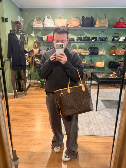 LOUIS VUITTON MONOGRAM NEVERFULL MM SHOPPING BAG