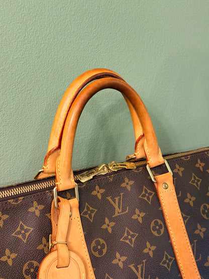 LOUIS VUITTON MONOGRAM KEEPALL 55 TRAVEL BAG