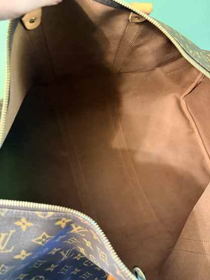 LOUIS VUITTON MONOGRAM KEEPALL 55 TRAVEL BAG