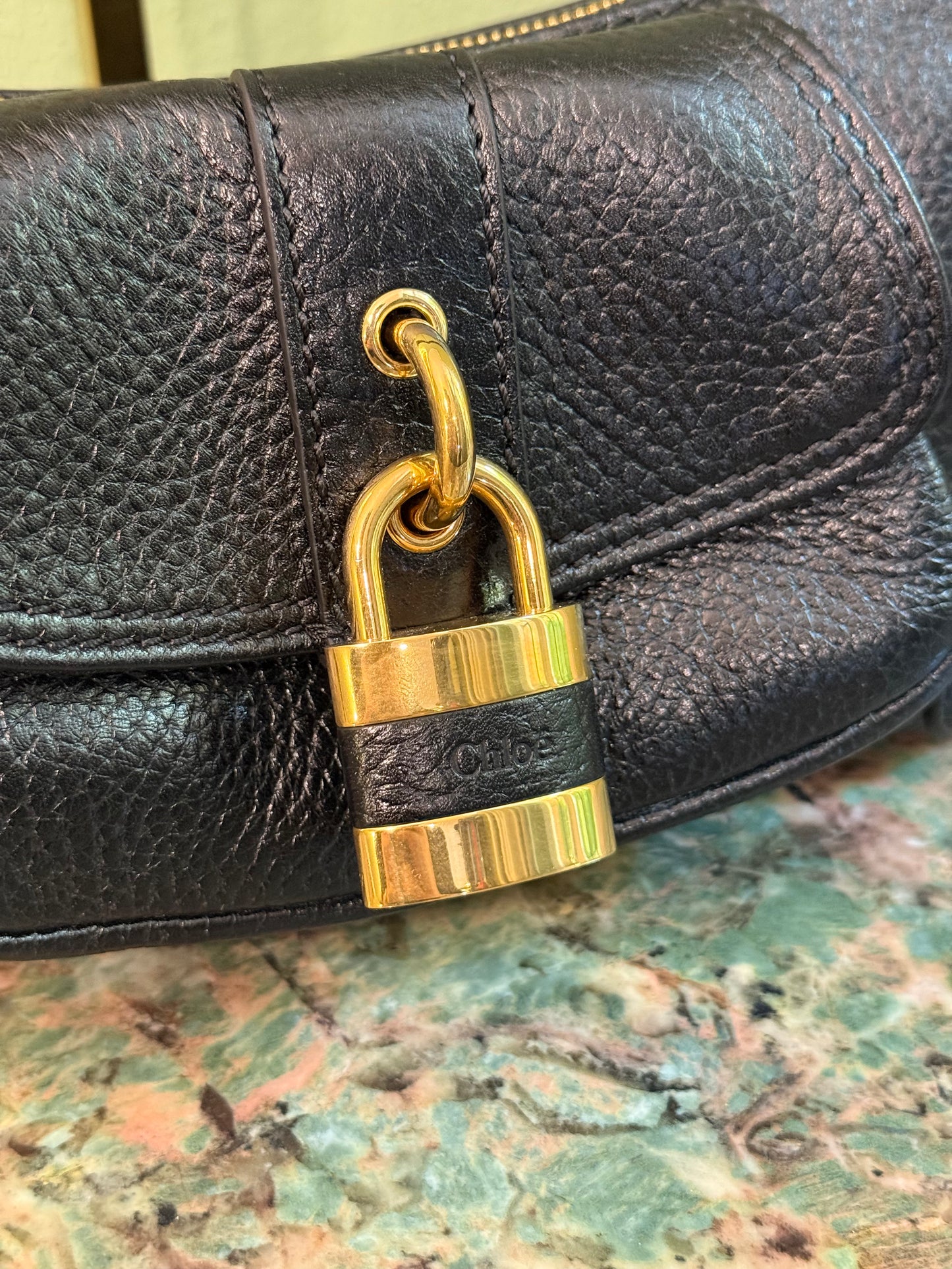 CHLOE BLACK THE 99 SHOULDER BAG