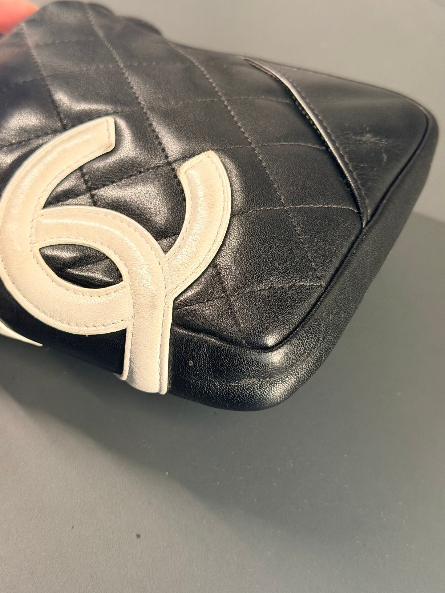 CHANEL BLACK CAMBON SMALL CROSSBODY BAG
