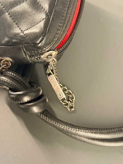 CHANEL BLACK CAMBON SMALL CROSSBODY BAG