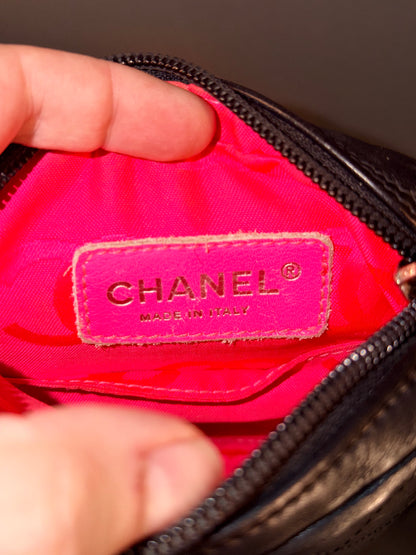 CHANEL BLACK CAMBON SMALL CROSSBODY BAG