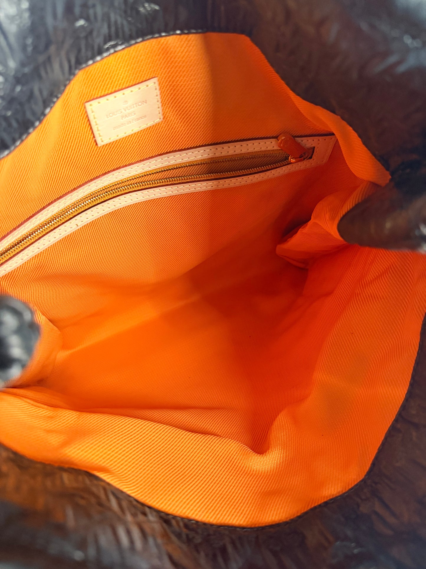 LOUIS VUITTON BROWN POCHETTE LIMELIGHT