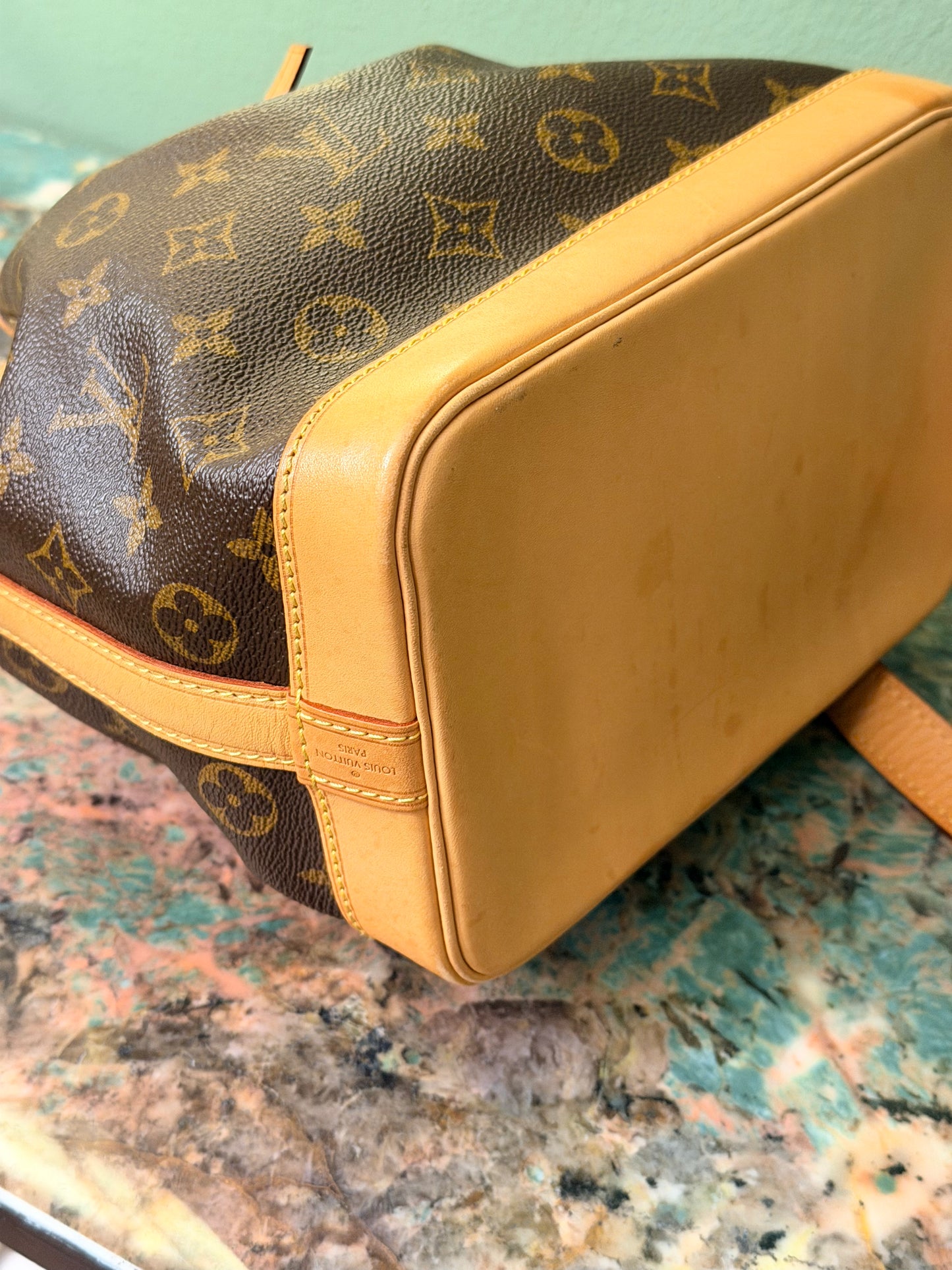 LOUIS VUITTON MONOGRAM NOE BB BUCKET BAG
