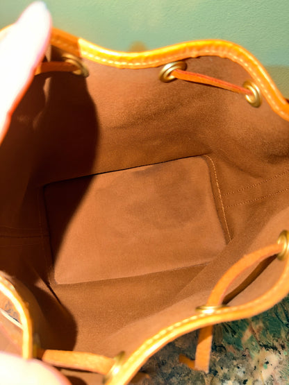 LOUIS VUITTON MONOGRAM NOE BB BUCKET BAG