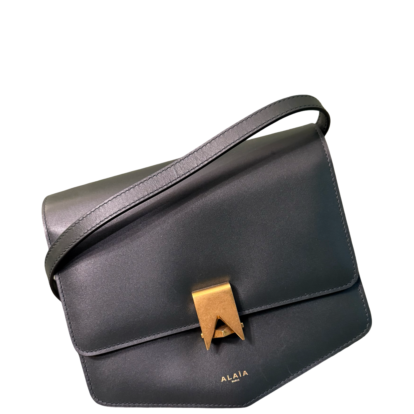 ALAIA GREEN LE PAPA CROSSBODY BAG