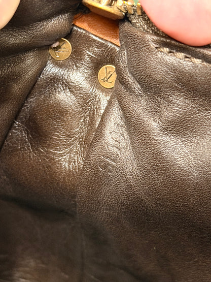 LOUIS VUITTON VELVET MONOGRAM TROMPE L’OEIL POCHETTE ACCESSOIRES