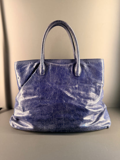 MIU MIU BLUE TWO WAY HANDBAG