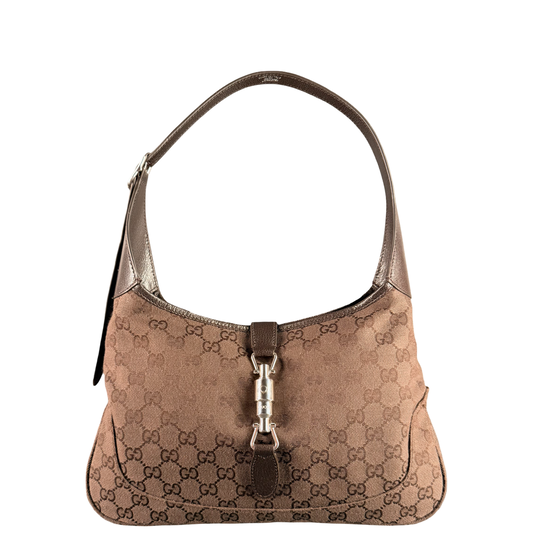 GUCCI BY DEMNA BROWN GG CANVAS MEDIUM JACKIE 1961 SHOULDER BAG