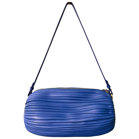 LOEWE ROYAL BLUE BRACELET POUCH SHOULDER BAG