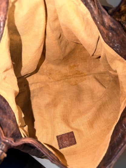 FENDI ZUCCA LARGE SPY HANDBAG