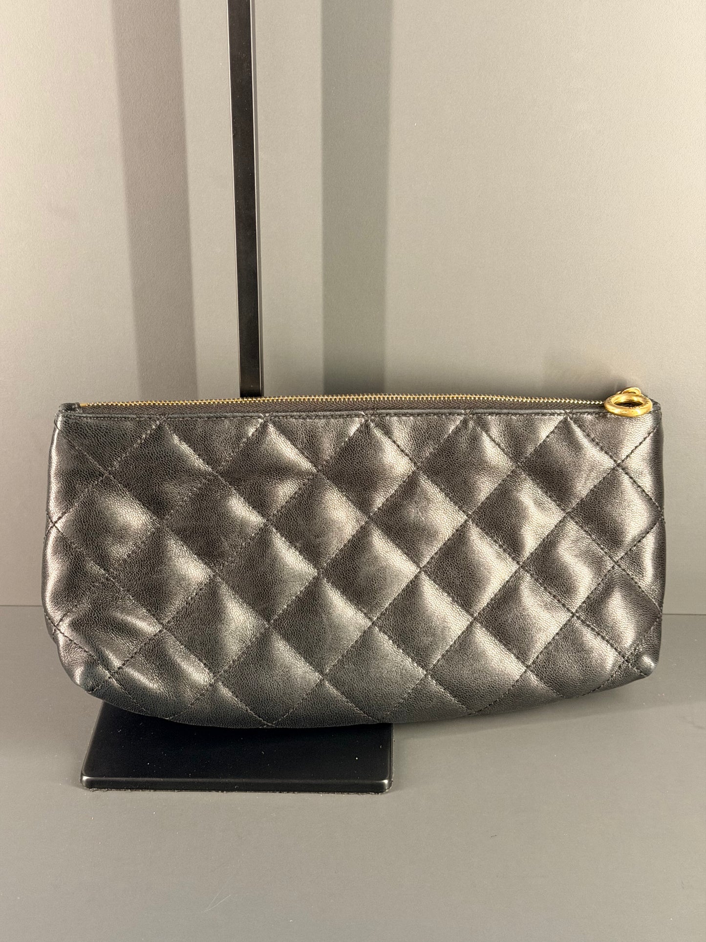 SAINT LAURENT BLACK ICARE SHOPPING TOTE