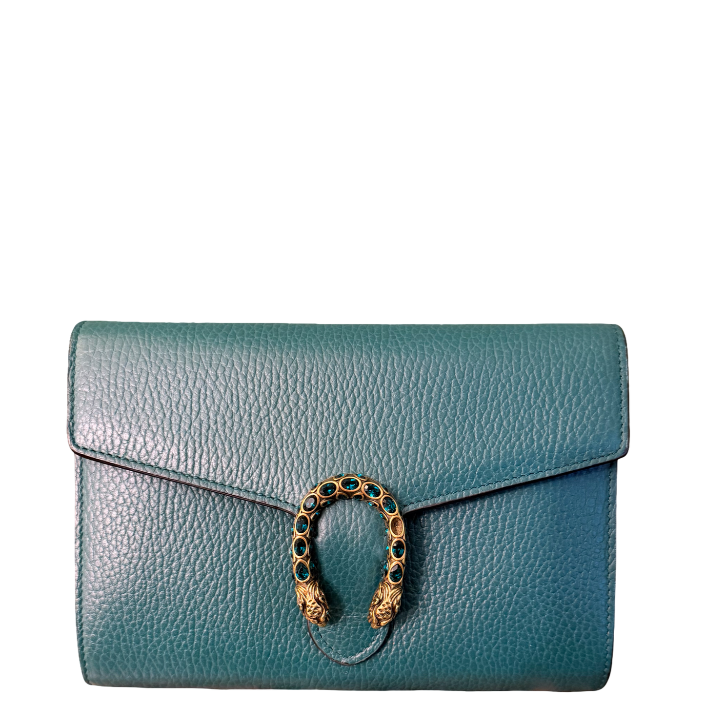 GUCCI GREEN DIONYSUS WALLET ON CHAIN