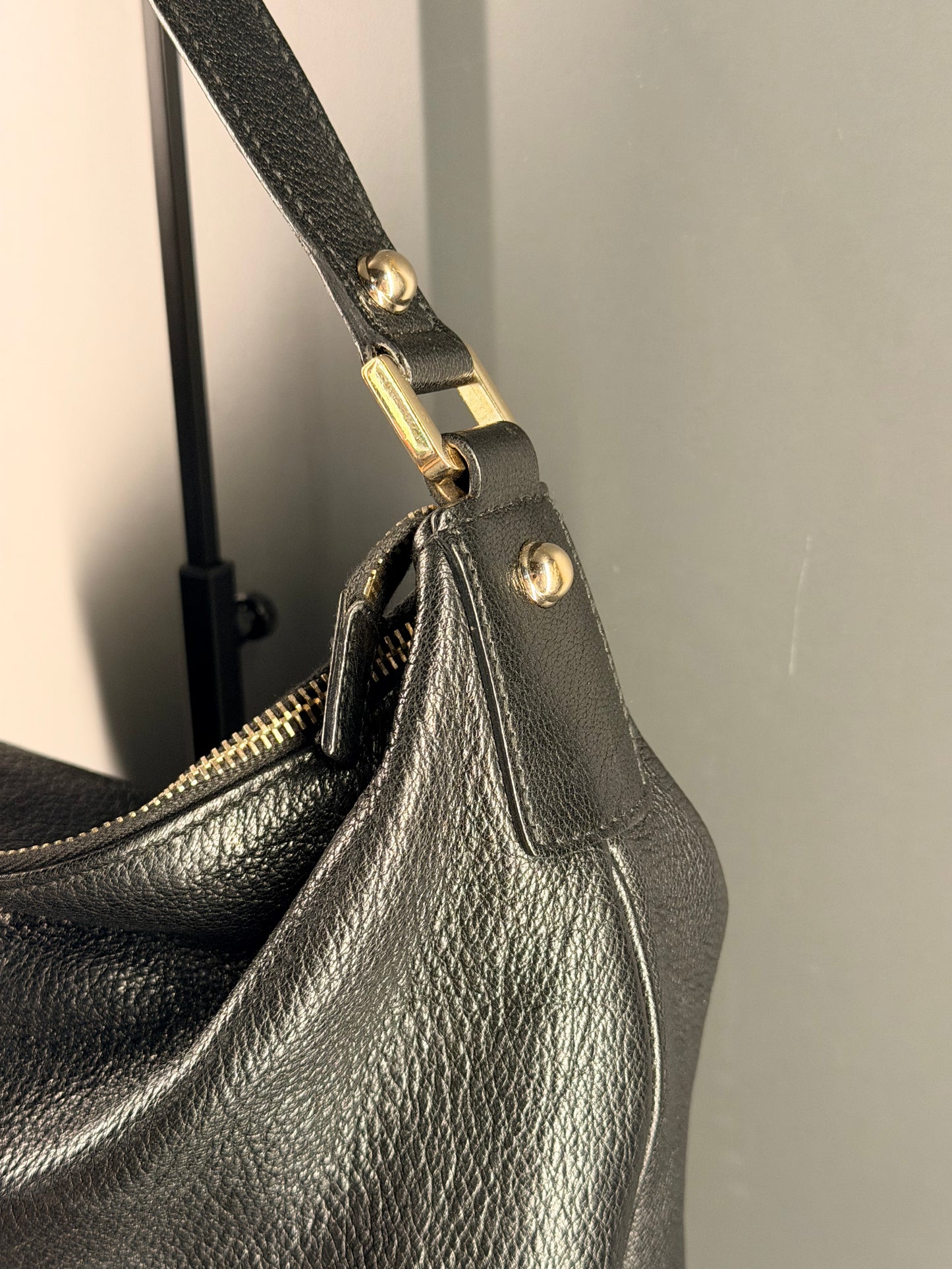GUCCI BY TOM FORD BLACK BLONDIE HOBO BAG