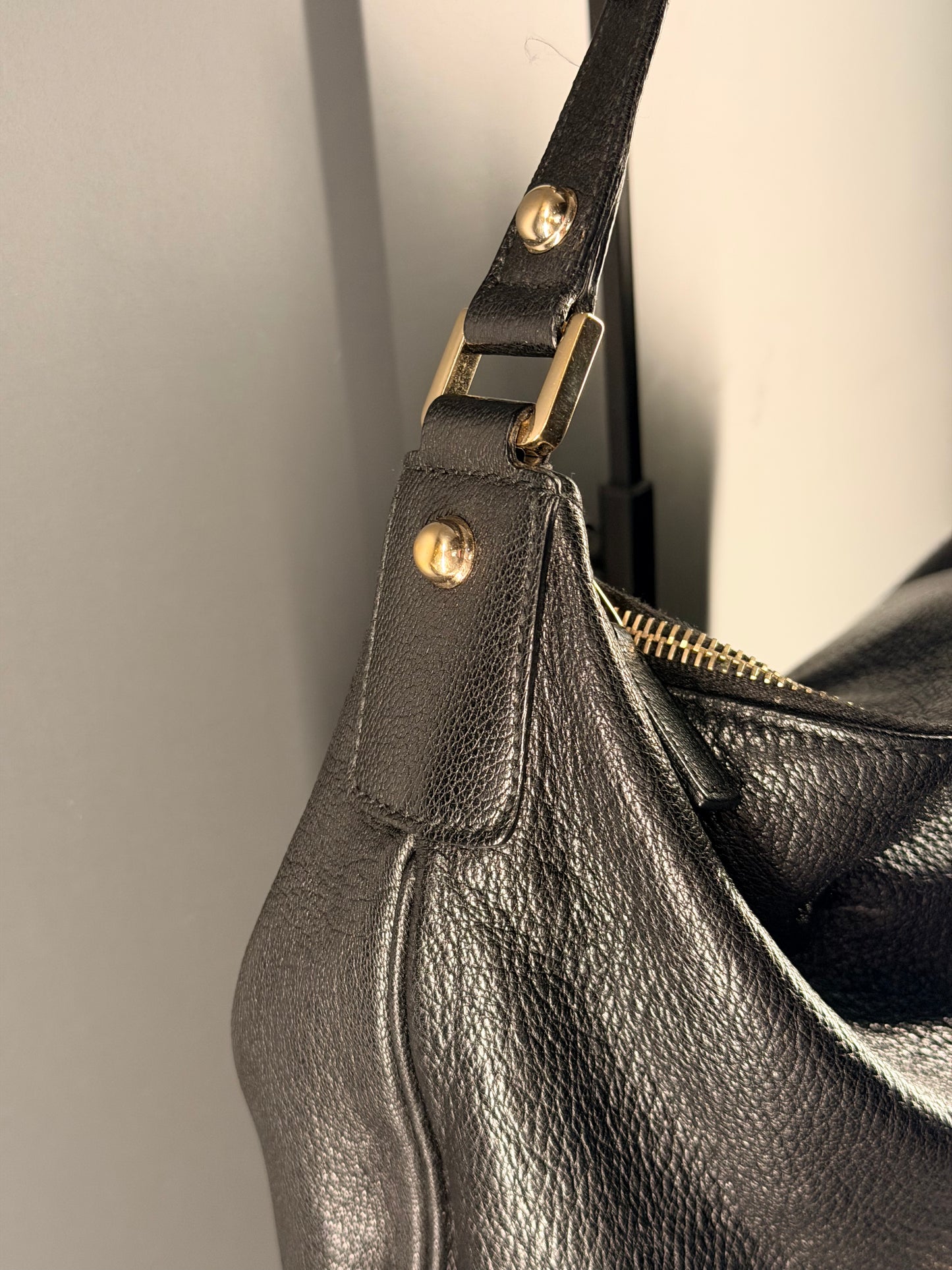 GUCCI BY TOM FORD BLACK BLONDIE HOBO BAG