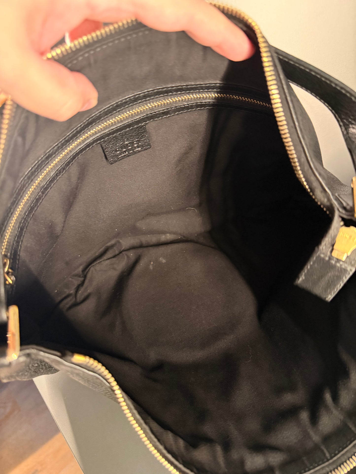 GUCCI BY TOM FORD BLACK BLONDIE HOBO BAG