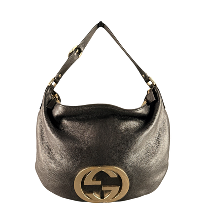 GUCCI BY TOM FORD BLACK BLONDIE HOBO BAG
