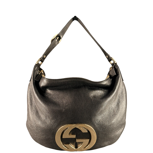 GUCCI BY TOM FORD BLACK BLONDIE HOBO BAG
