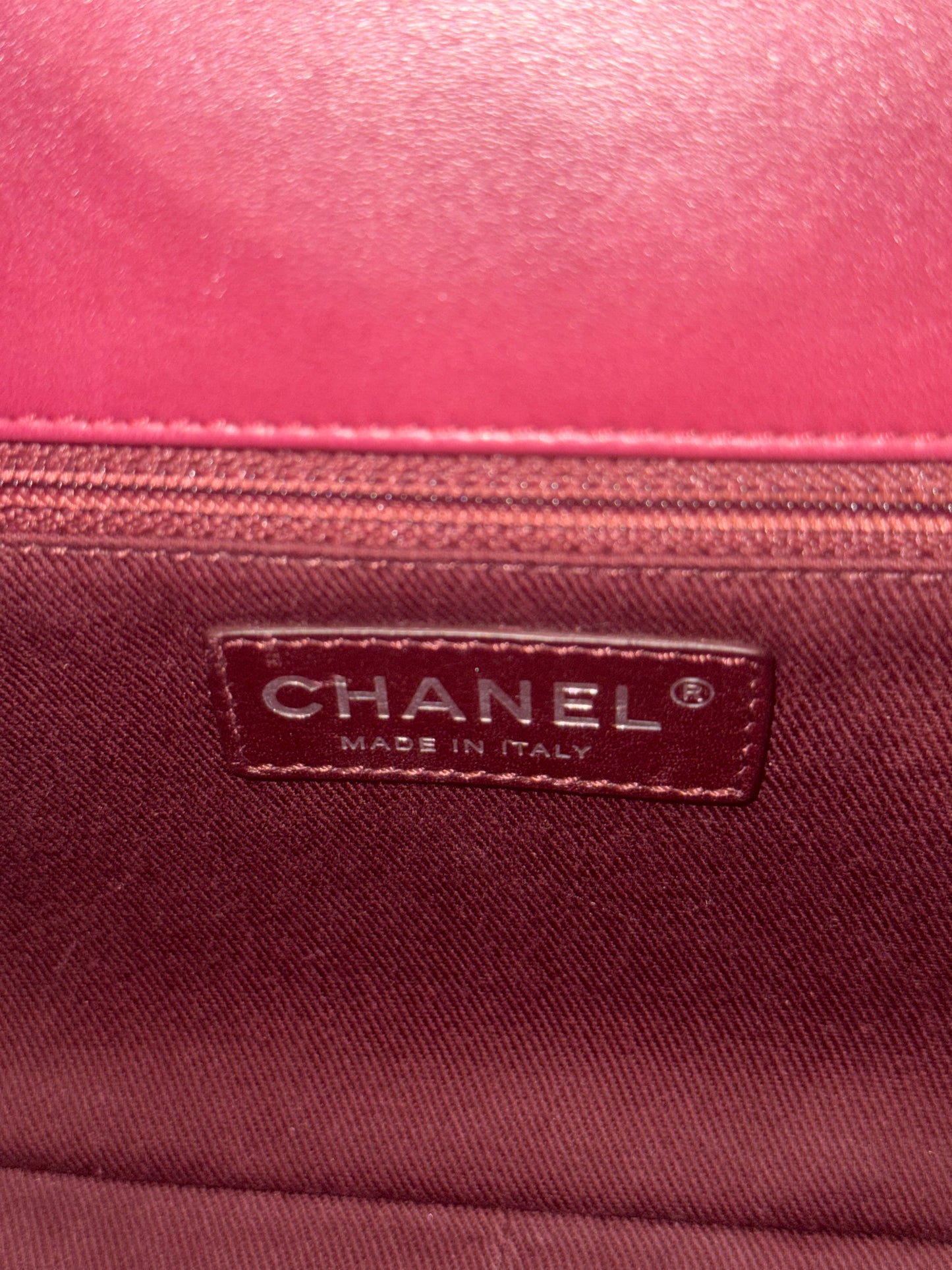 CHANEL MEDIUM SINGLE FLAP TRI COLOR SHOULDER BAG