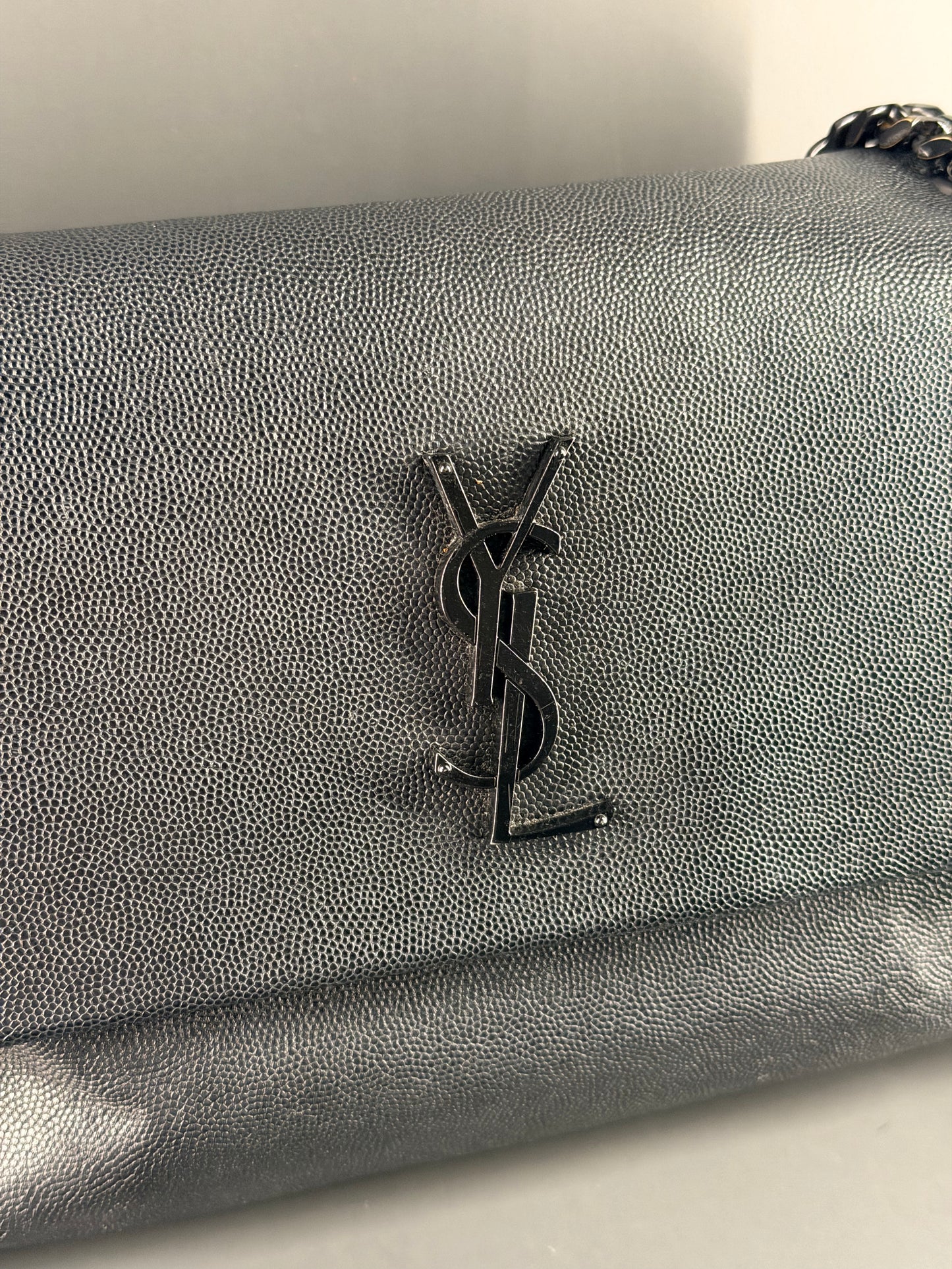 SAINT LAURENT SO BLACK MEDIUM WEST HOLLYWOOD SHOULDER BAG