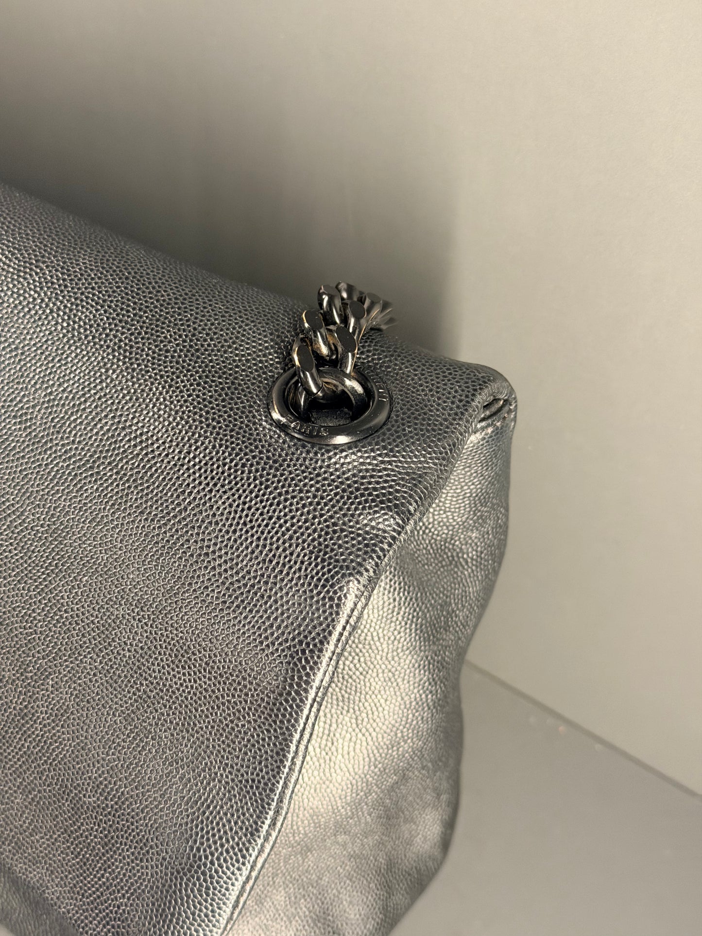 SAINT LAURENT SO BLACK MEDIUM WEST HOLLYWOOD SHOULDER BAG