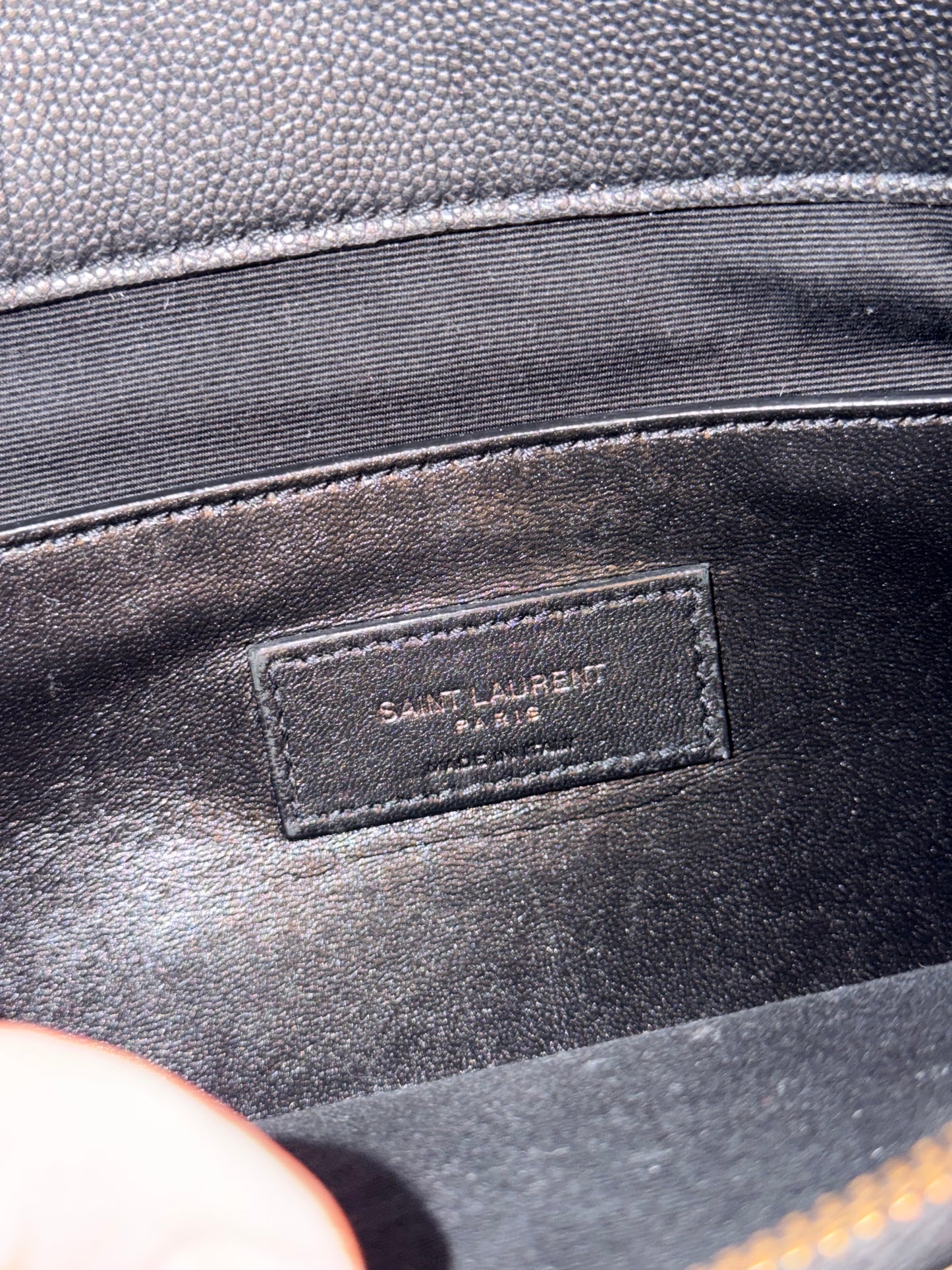 SAINT LAURENT SO BLACK MEDIUM WEST HOLLYWOOD SHOULDER BAG