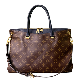 LOUIS VUITTON MONOGRAM NAVY PALLAS MM SHOULDER BAG