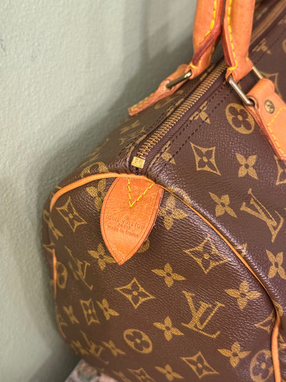 LOUIS VUITTON MONOGRAM SPEEDY 30 BOSTON BAG