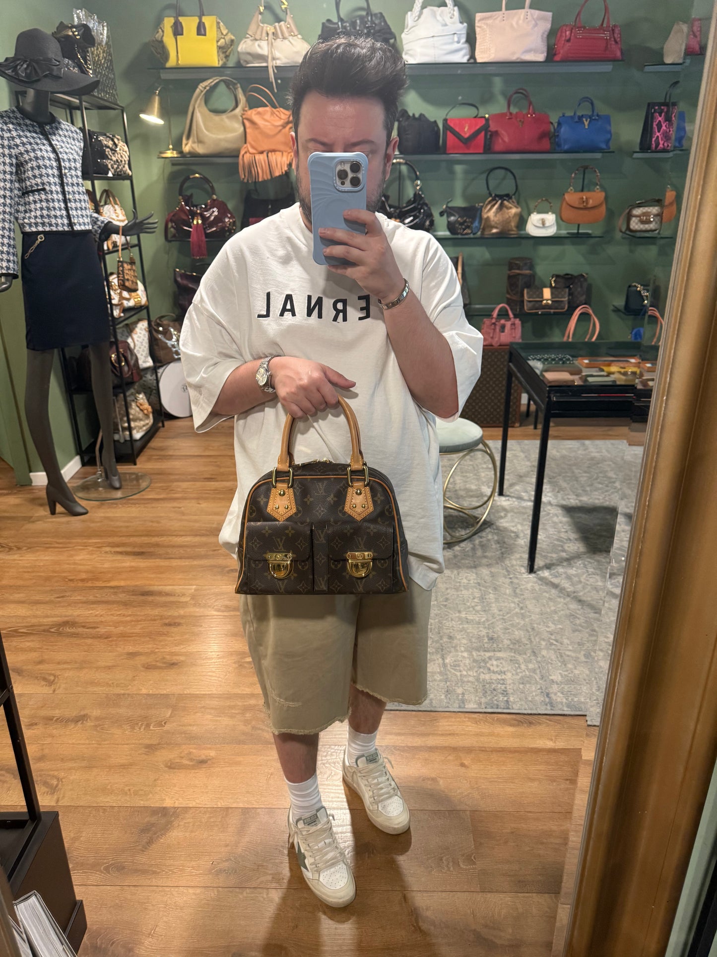LOUIS VUITTON MONOGRAM MANHATTAN PM HANDBAG