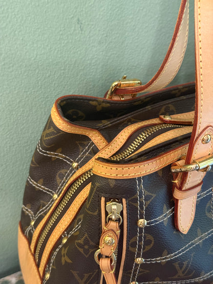 LOUIS VUITTON MONOGRAM RIVET HANDBAG