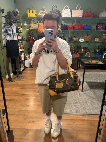 LOUIS VUITTON MONOGRAM RIVET HANDBAG