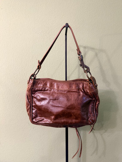 BALENCIAGA BROWN CITY POCHETTE