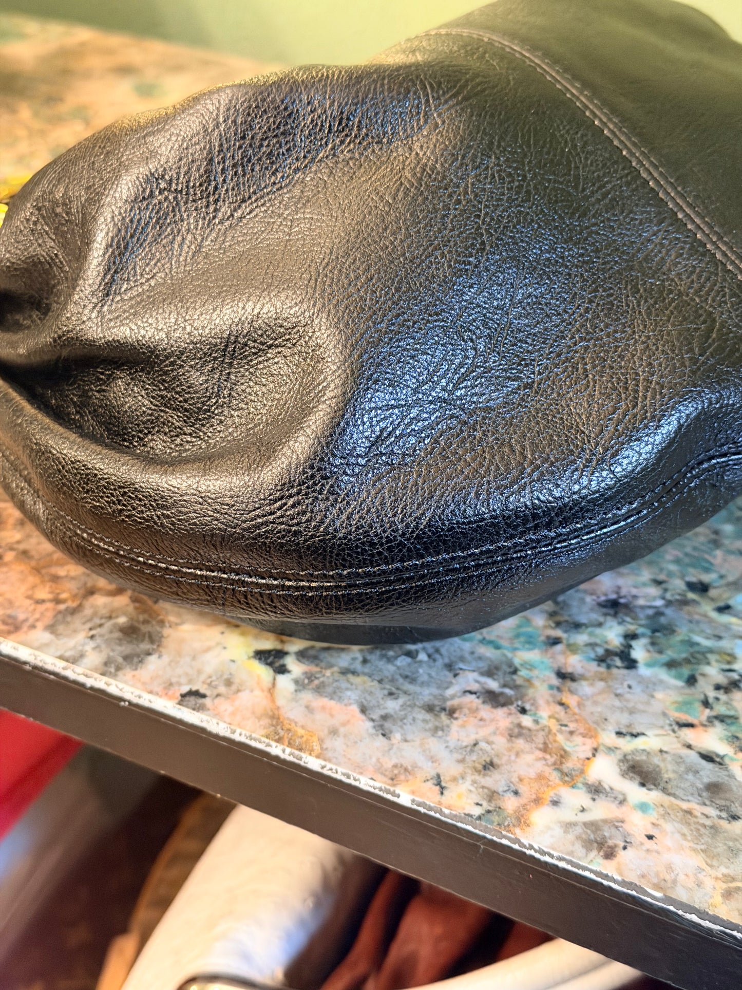 CHLOE BLACK SMALL BRACELET HOBO HANDBAG